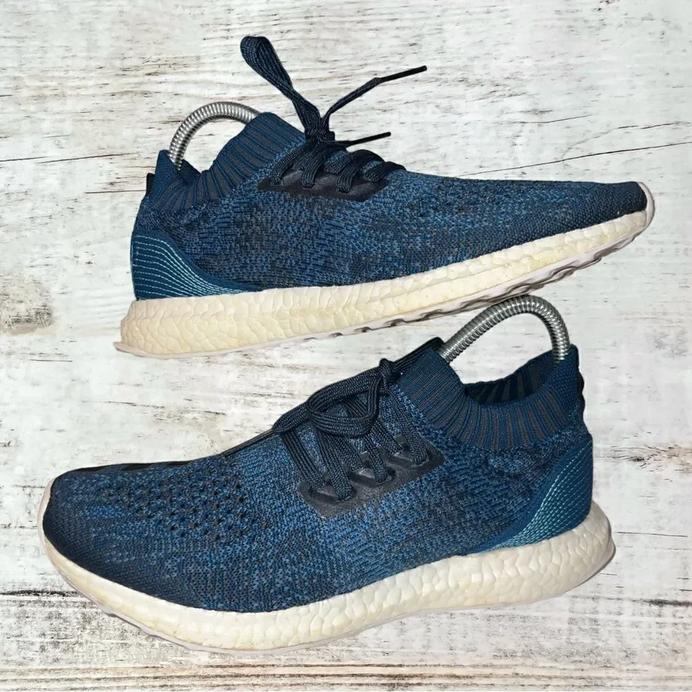 Adidas x Parley Uncaged UltraBOOST Blue Running Shoe Sneaker Mens Size 7 BY3057